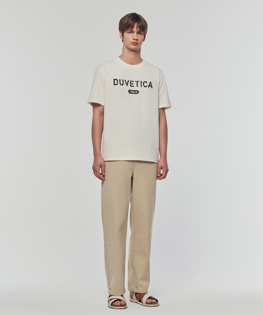 DUVETICA Champino (Light Ivory) (Men'S Short Sleeve T-Shirt)