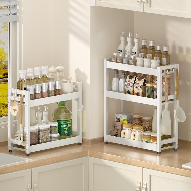 Kitchen Countertop Spice and Sauce Storage Rack