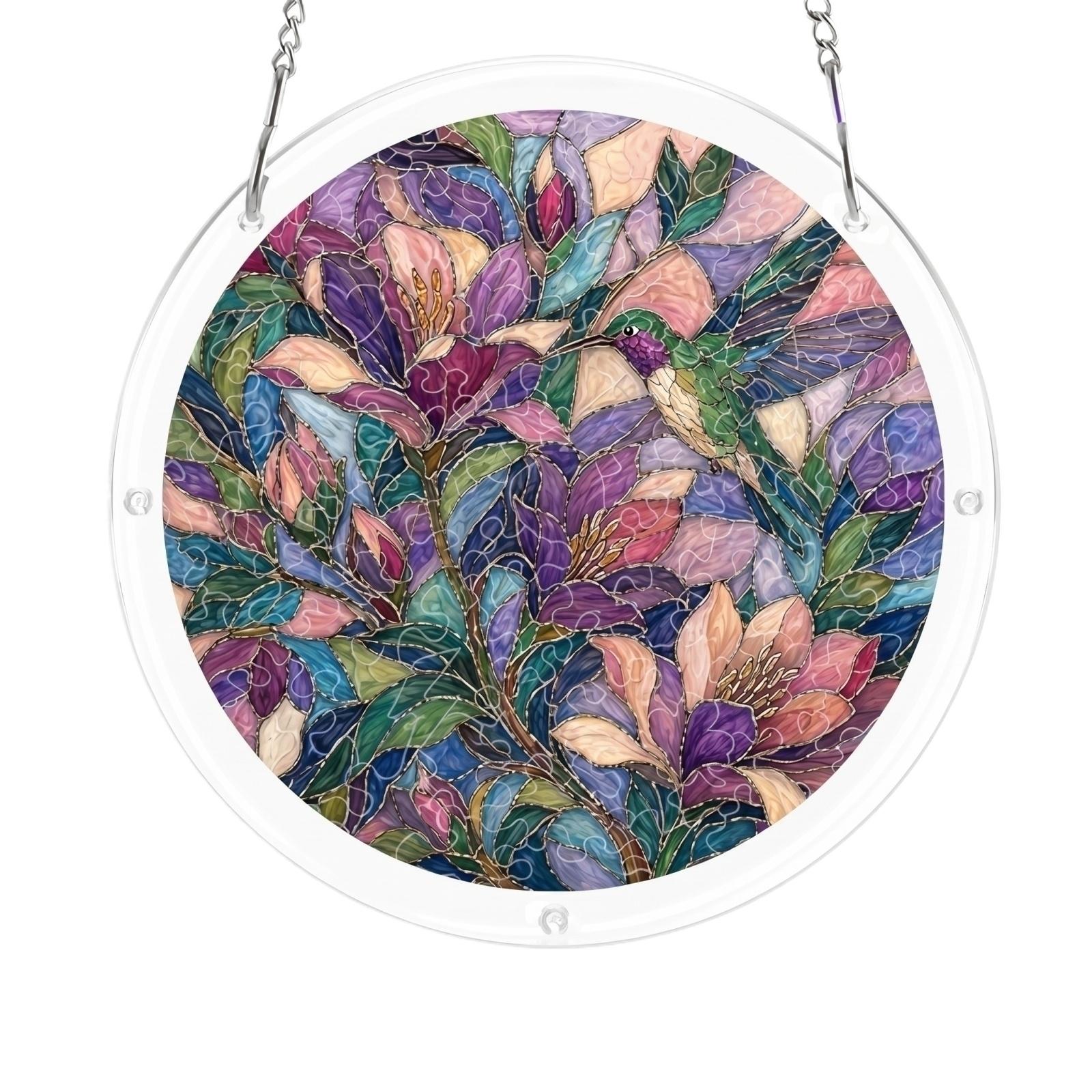 

Acrylic Suncatcher Window Hanging Decoration 2D Design Three Layers Single Layer 2mm Thickness Suitable for Indoor Window Display One Size