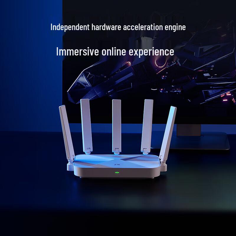 ZTE AX3000 Wi-Fi 6 Dual-Band Gaming Router (CN Version)