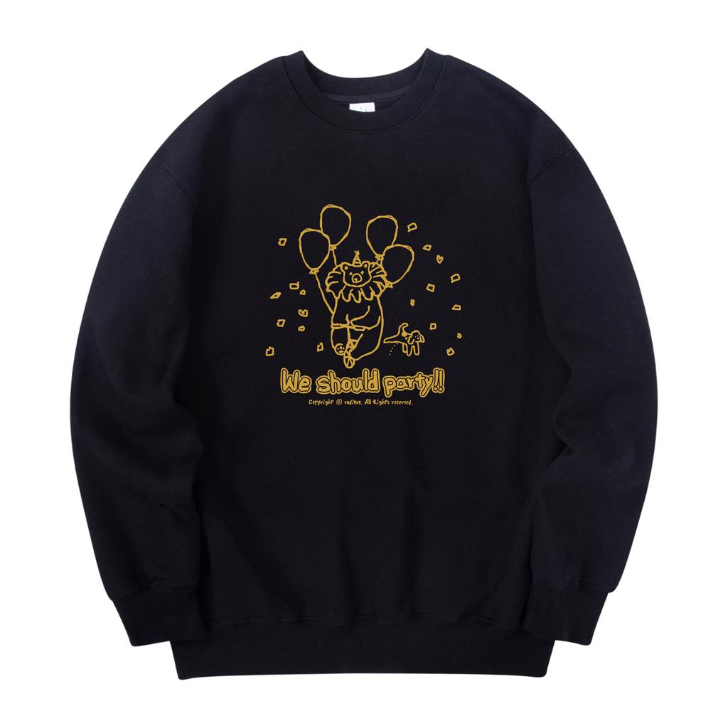 RADINEO Party Bear Sweatshirt Black