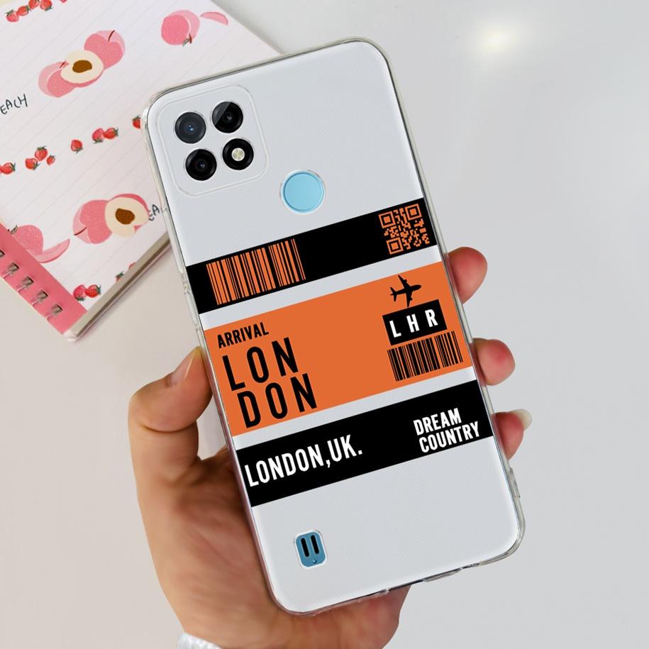 For Realme C21Y Case Realme C21 Phone Case 2023 New Printed Soft Back Cover For Realme C25 C25S C25Y RealmeC21Y Shockproof Coque