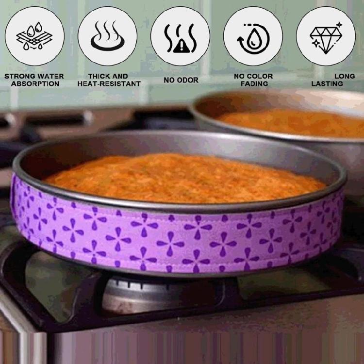 Adjustable Baking Strips for Cake Heat Resistant Reusable Uniform Baking Solution