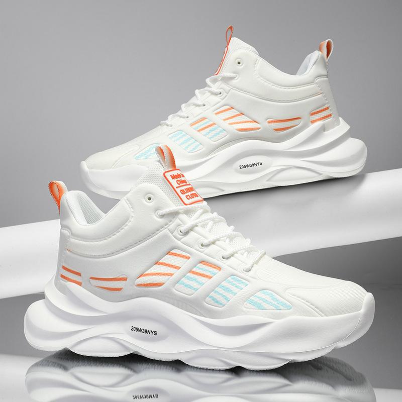 Men's shoes autumn and winter new versatile high-top sports shoes men's trend casual heightening dad trendy shoes