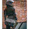Bolso de Hombro Negro Gran Capacidad Patrón de Habilidad Estilo Y2K Bolso Cruzado Cuero Sintético Moda Casual Bolso Punk Esqueleto