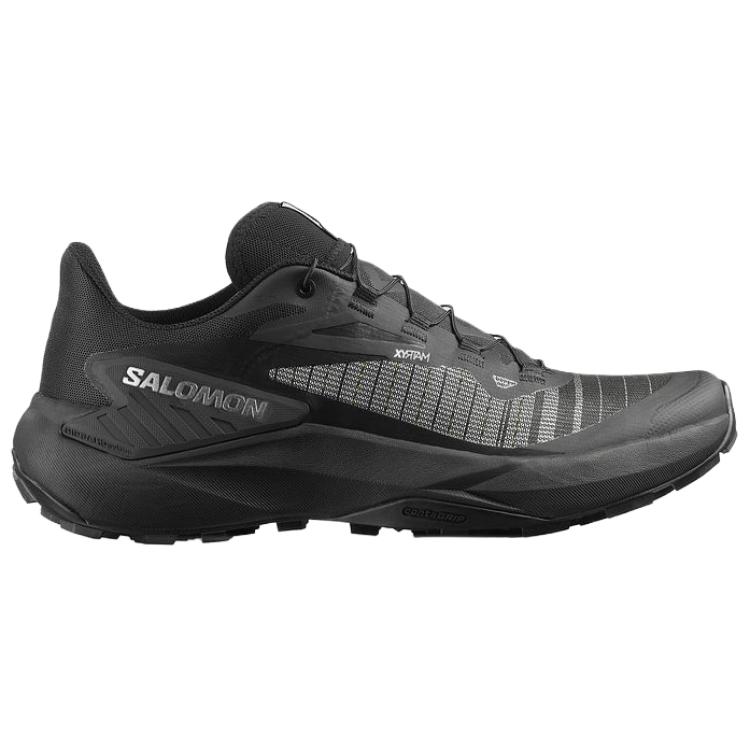 Salomon Genesis Comfortable Versatile Shock Absorbing Breathable Supportive Lightweight Low Top Running Shoes Men Running Shoes Black 491377