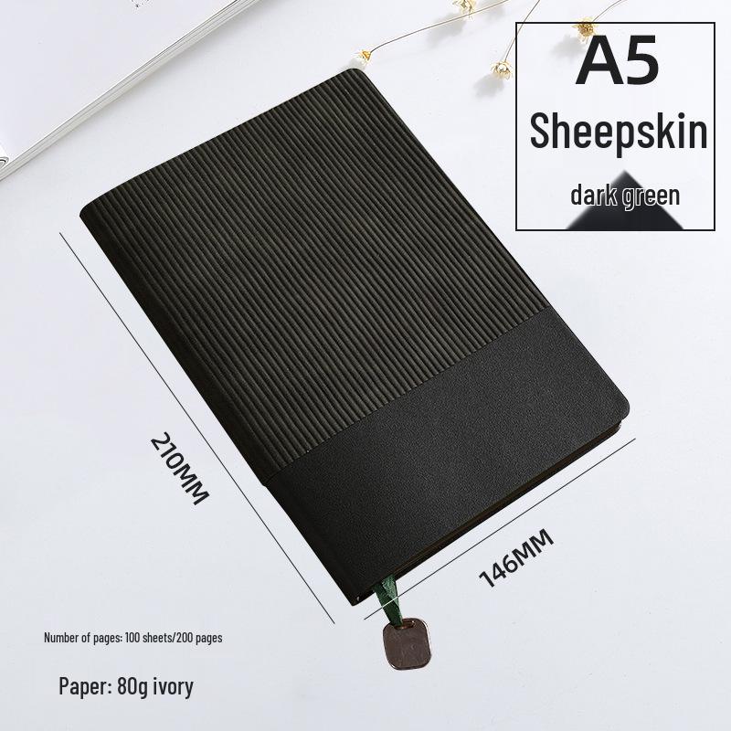 

Подарунковий набір блокнота A5 у шкіряній обкладинці з підвіскою та логотипом на замовлення для офісу та зустрічей