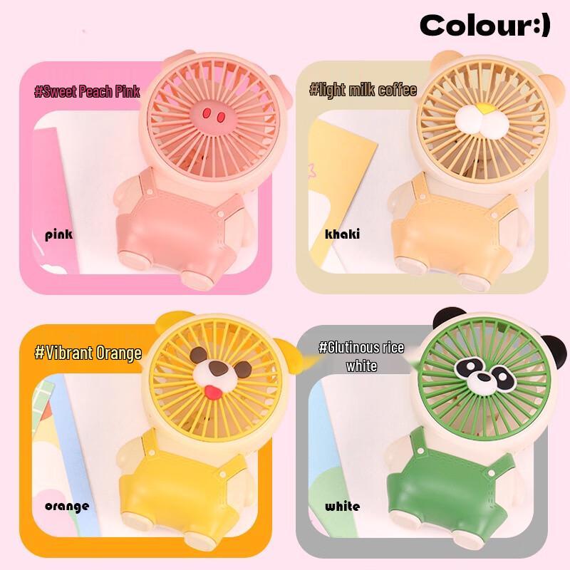 Ventilador USB Portátil de Mão Panda Fofo