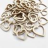 Eco-friendly Natural Wood Hollow Peach Heart Craft - Creative Style 