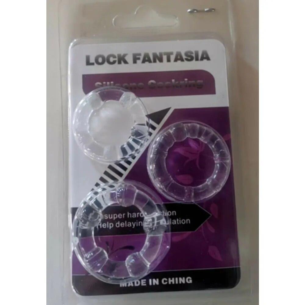 3PCS TEP Durable Penis Ring Adult Men Ejaculation Delay Doughnut Cock Rubber Rings Penis Enlargement Sex Toys for Male Sex