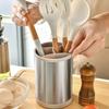 Rotatable Cooking Tools Organizer Plastic Cutlery Drainer Stand Kitchen Utensils Holder  Home