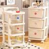 3-Tier Storage Cart with Drawers