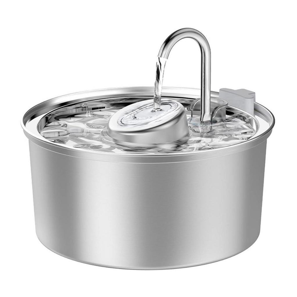 3.2L Stainless Steel Automatic Pet Water Fountain for Cats and Dogs