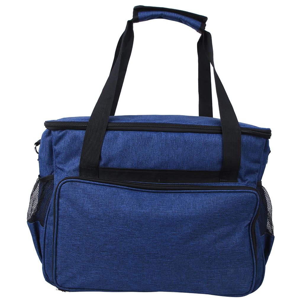 Knitting Storage Bag 600D Oxford Cloth Knitting Needles Crochet Hook Yarn Wool OrganizerBlue