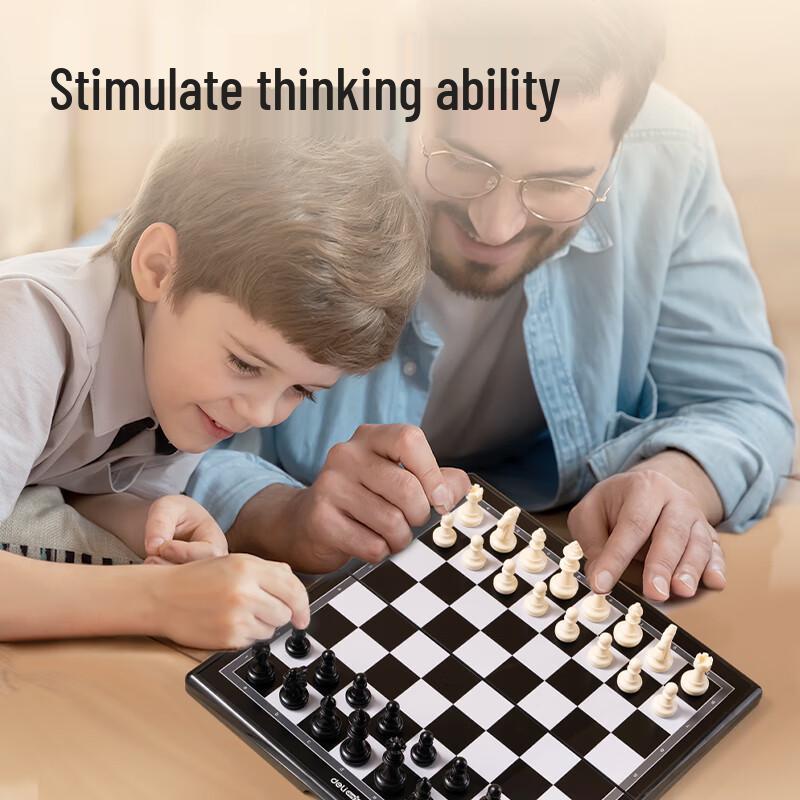Deli Portable Magnetic Folding Chess Set