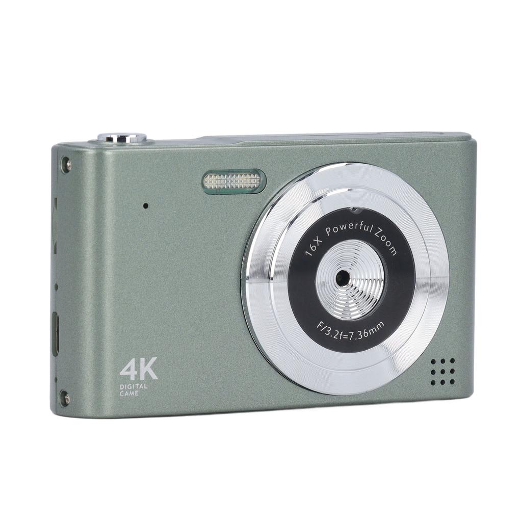 4K HD Digital Camera 16X Zoom 48MP Portable CCD Camera with LED Flashlight AF Auto Focus CCD Camera