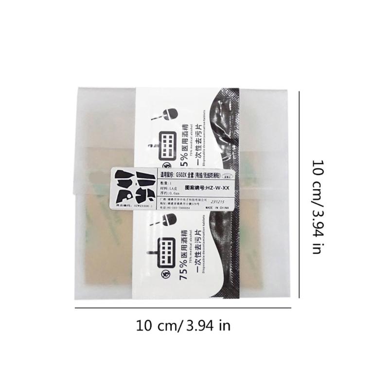 HZWXX Protiskluzová nálepka na myš pro myš G502X/G502 X Plus Protiskluzová páska na úchop Potu odolná podložka Bez myši