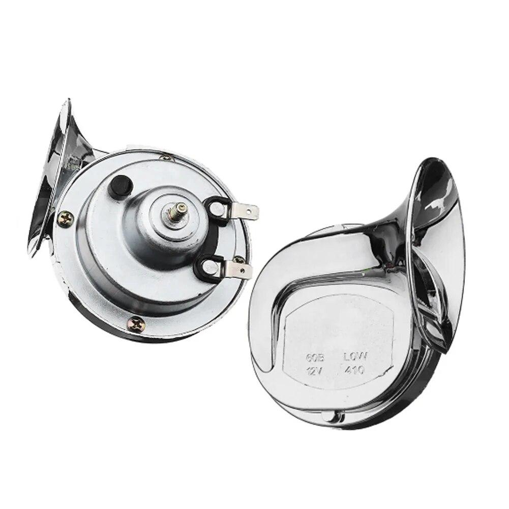 300db 12V 48W Bil Snegle Lufthorn Vanntett Toghorn Dobbeltone Høyt Signal Superhøyt Horn for Motorsykkel Bil Lastebil SUV Båt