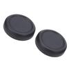 2PCS Lens Rear Caps ABS Plastic Snap On Lens Back Cover Replacement for GFX Series SLR Cameras