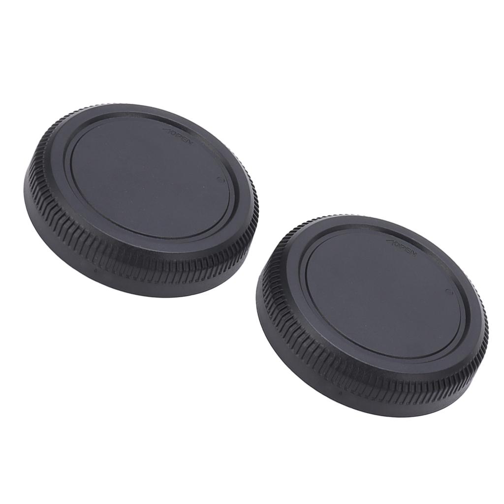 2PCS Lens Rear Caps ABS Plastic Snap On Lens Back Cover Replacement for GFX Series SLR Cameras