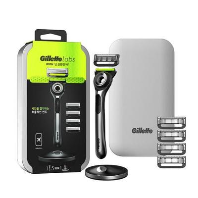 Labs Deep Cleansing Bar Tin Case Set (Handle + 5 Blades + Stand + Tin Case)