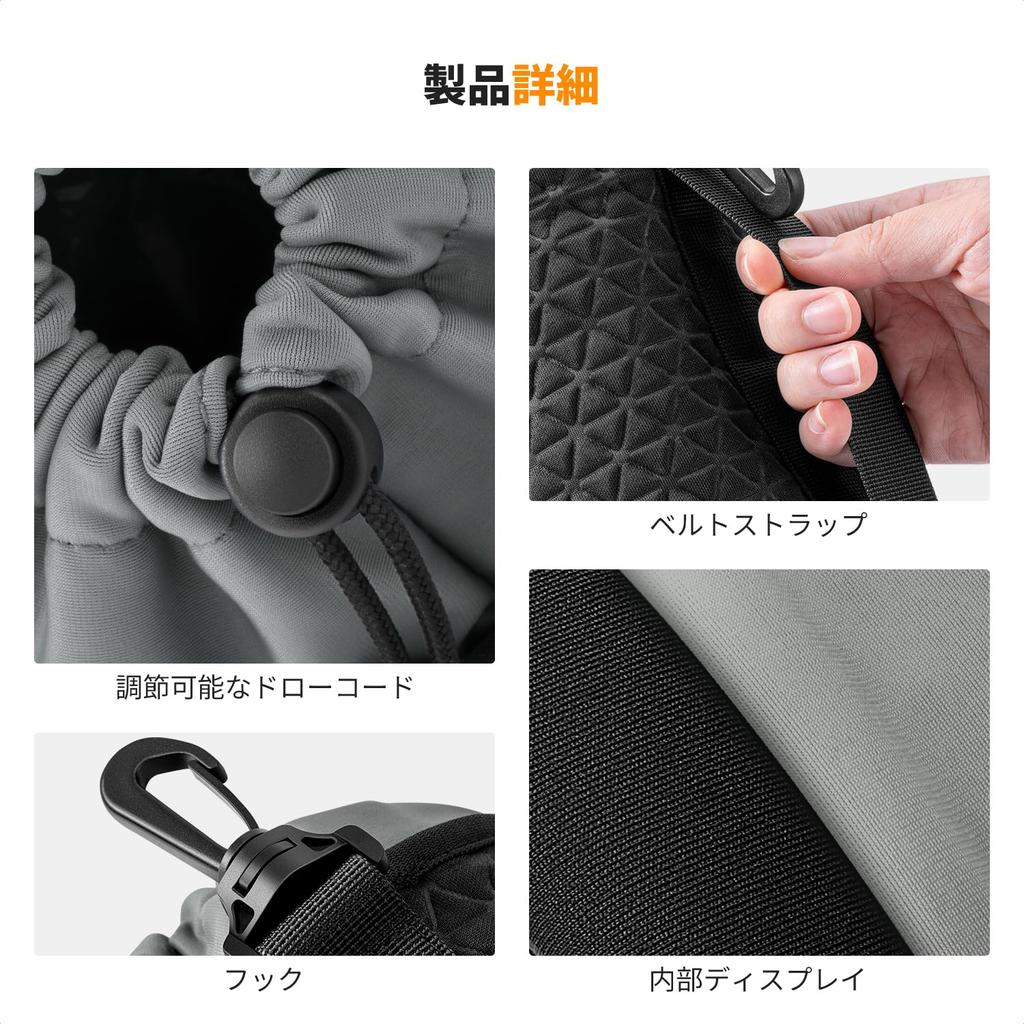 Concept Camera Lens Set of Lens SLR Lens Lens Protection Soft Convenient Compatible with Digital SLR Camera Lenses from K&F Case, 4, Pouch, Case,
