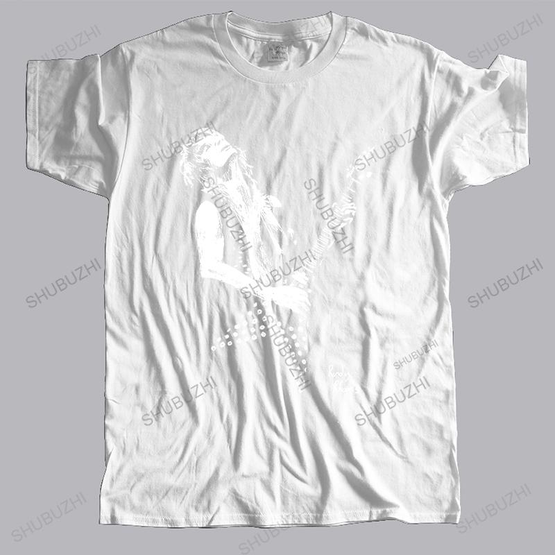 Hot Sale Homme Summer T-shirt Brand O-neck T Shirts Randy Rhoads Guitar Tribute Fashion Cotton Unisex Teeshirt Euro Size TOPS