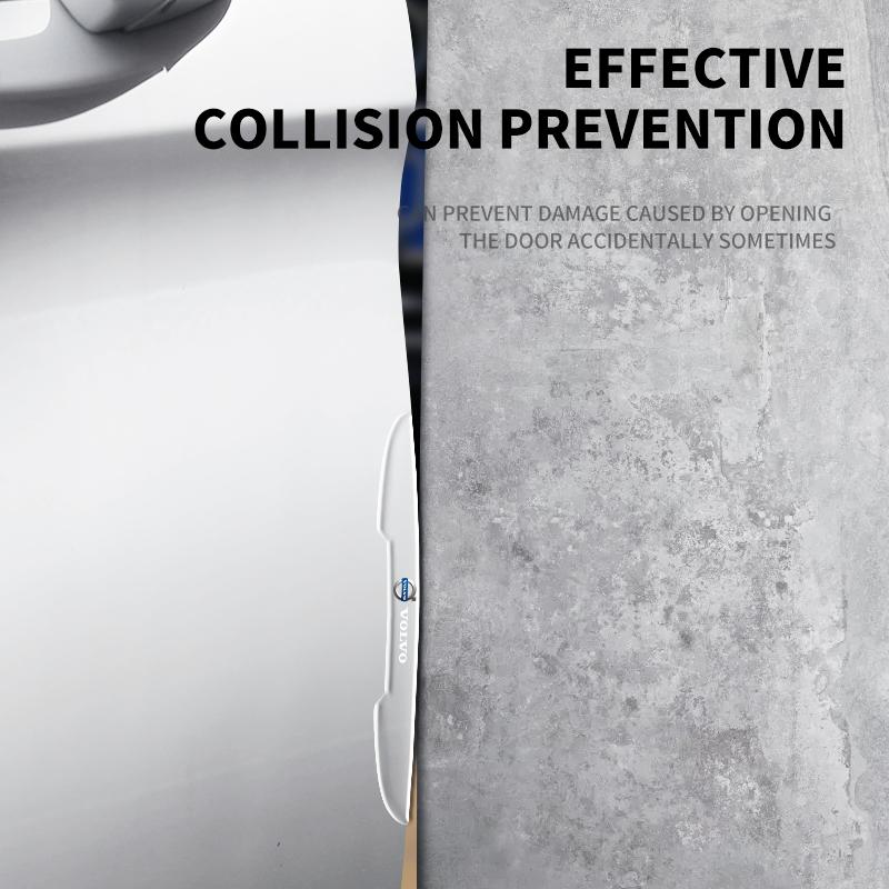 4 szt. Przezroczysty ochraniacz drzwi samochodowych zapobiegający kolizjom Pasek zderzaka Naklejka Do Volvo RDESIGN XC60 XC90 S60 S80 S60L V40 V60 AWD V90