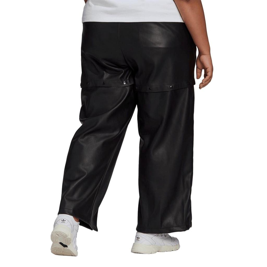 adidas Damskie/Damskie Zawsze Oryginalne Spodnie Dresowe Plus z Sztucznej Skóry