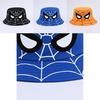 Cartoon Spider Fisherman Hat With Sun Protection For Kids Outdoor Summer Casual Wear