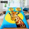 Wild Animal Giraffe Comforter Set Twin King Size Bedding Set for Kids Adults Decor Comforter Quilt Set with 2 Pillowcase 3Pcs