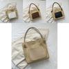 Fashionable Retro Woven Medium Sized Tote Bag For Everyday Use In Various Colors