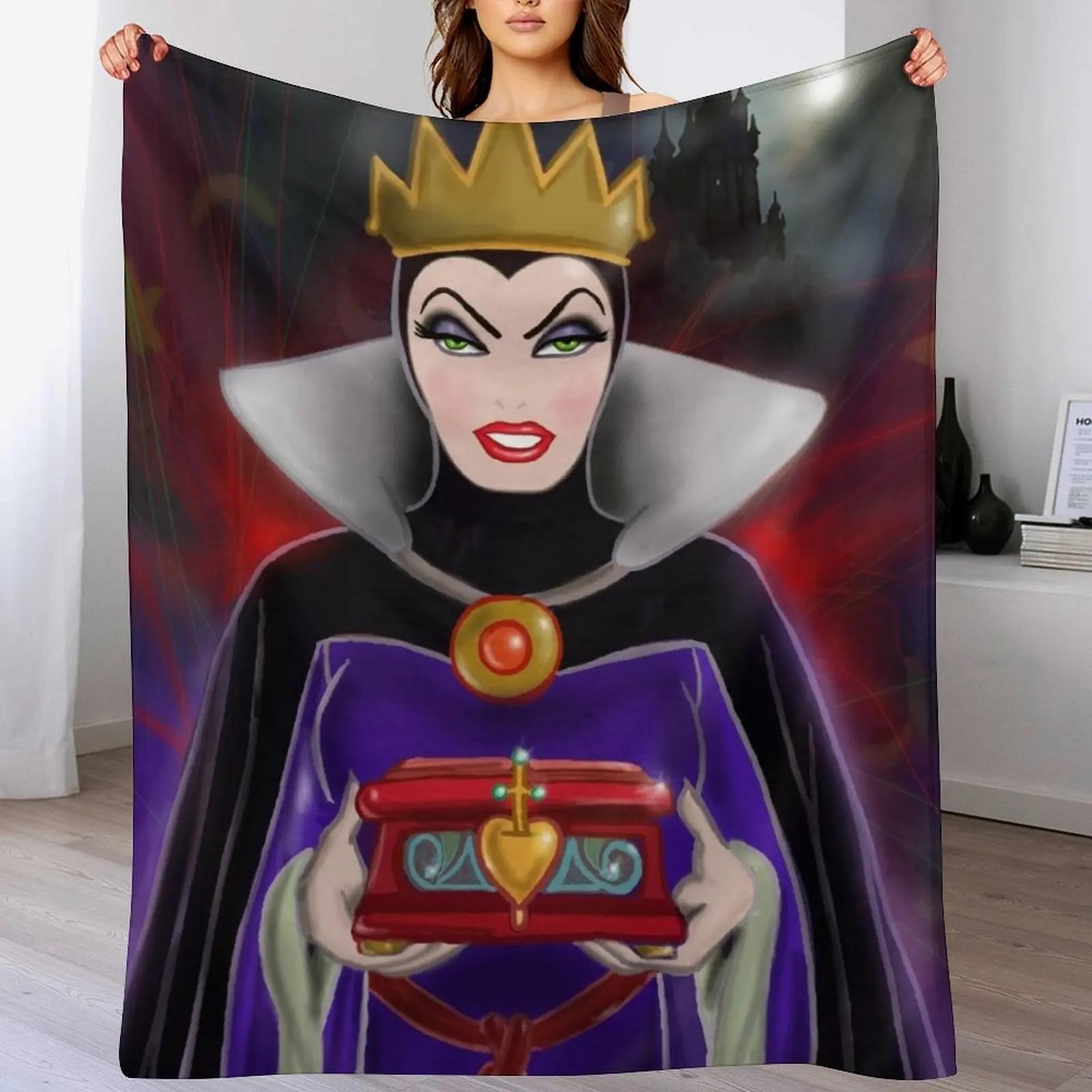 Queen of Evil Throw Blanket Shaggy wednesday Luxury Thicken sofa bed Blankets 75X95CM