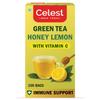 Celest Green Tea Lemon & Honey, with Added Vitamin C, 100 Tea Bags | Green Tea