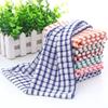 6Pcs 26x40cm Cotton Kitchen Tea Towels Absorbent Lint Free Catering Restaurant Plaid Cloth Dish Towels
