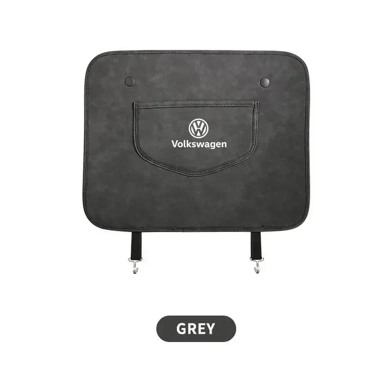 

B6 VW For Volkswagen PU Leather Car Anti-Kick Mats Auto Seat Back Protector Cover For VW GTI Polo Golf Passat Tiguan Arteon Toua