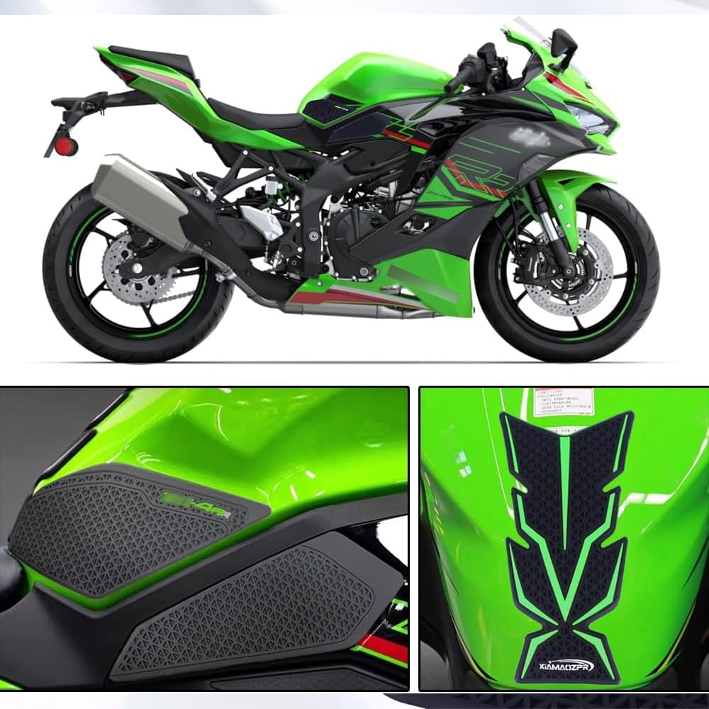 XIAMAOZPR PRE ROK 2023 2024 ZX4R ZX-4R ZX4rr ZX4RR Motocykel Nová Lepka na Palivovú Nádrž v Tvare Rybej Kosti Bočné Protišmykové Podložky na Nádrž Chrániče Kolien Nálepka Ochranná Lepka ZX4RR