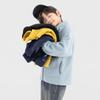 Dodoja Boys' Color-Block Stand Collar Fleece Cardigan