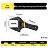 Large Opening Multifunctional Adjustable Wrench with Short Handle for Bathroom Use