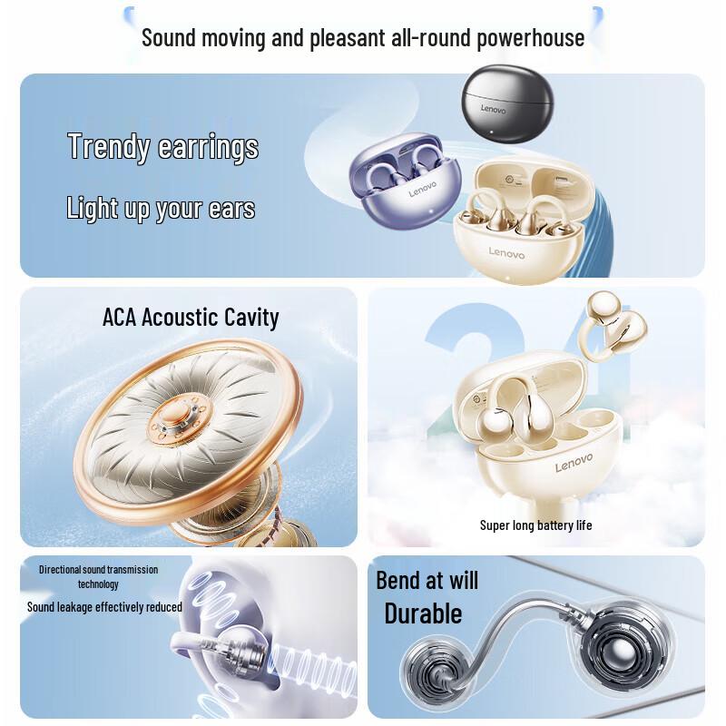 ThinkPlus TA410 True Wireless Sport Bluetooth Earbuds