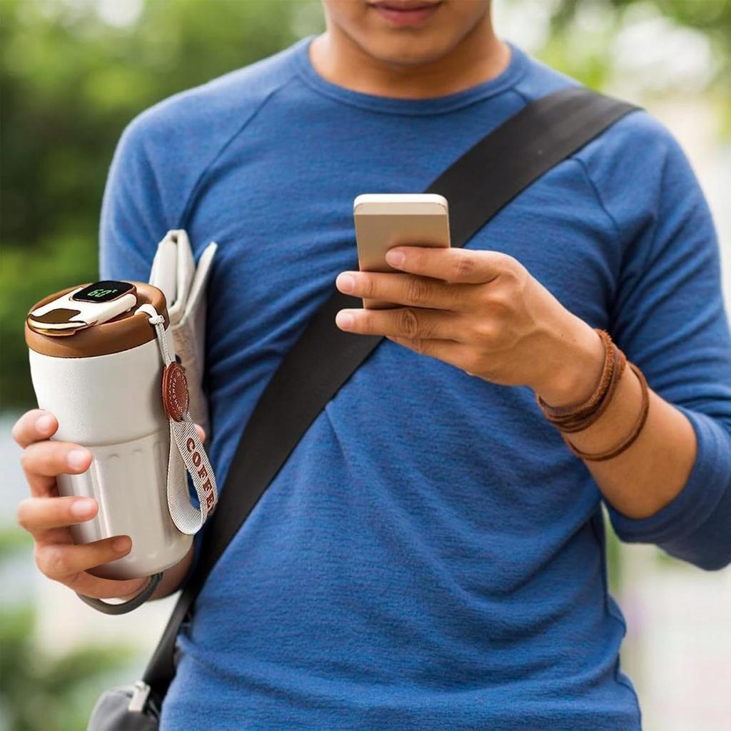 Thermal Mug For Coffee, Tea, Smart Bottle With Display