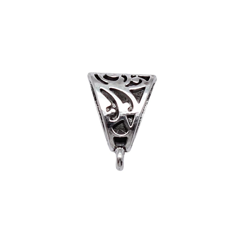 Antique Twisted Pattern Bail Connectors For Charm Attachments Craft Jewelry Accessories
