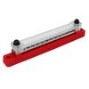 48V 150A 12 Terminal Bus Bar Power Distribution Block with Cover M6 Studs M4 Screws for Car RV Marine Boat