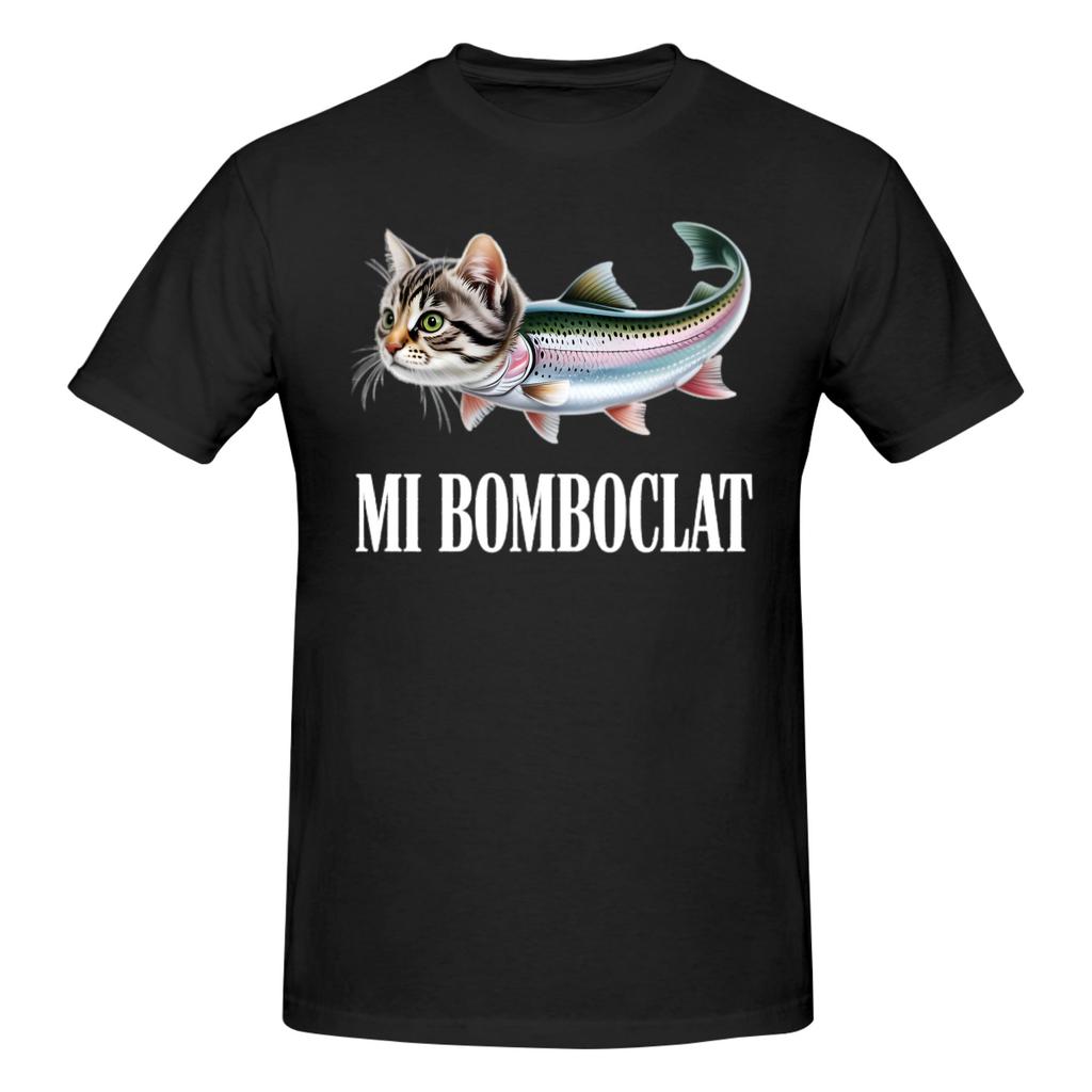 Fih Funny Meme T Shirt Men Women Short Sleeve Graphic Fish Fishing Clothing Streetwear Summer Loose Fit Pure Cotton Tee Tops