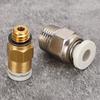 Metal 3D Printer Parts CR-10 Hotend Extruder Pneumatic Connector for Creality V6