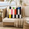 Striped ColorBlocking Art Pattern Pillow Case for Sofa Living Room Home office Decor Protective Cover