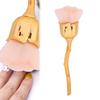 Rose Shape Long Handle Nail Art Brush Manicure Nail Polishing Dust Powder Removal Brush 01#