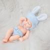 7 Inch Realistic Sleeping Baby Doll Soft Silicone Reborn Toy Infants 0-3 Years Soothing Cuddle Closed Eyes
