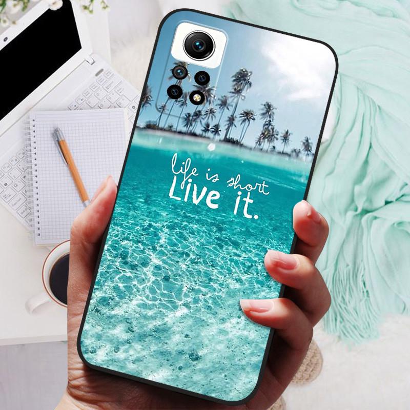 Cover For Redmi Note 12 Pro 4G Case Silicone Painted Soft Protective Black Coque For Xiaomi Redmi Note12 Pro 4G NFC Cartoon TPU