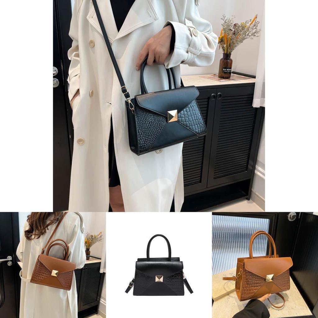 Fashionable Minimalist Shoulder Bag Versatile Pu Leather Tote For Daily Commuting